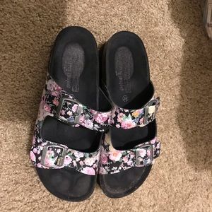 Jeremy Scott platform slippers